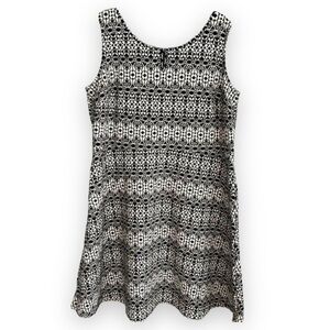 Talbots | women’s plus size 2X navy & white sleeveless midi dress